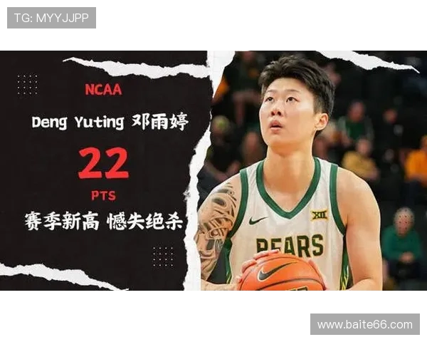 NCAA女篮常规赛邓雨婷22分3板闪耀贝勒大学一分憾负对手